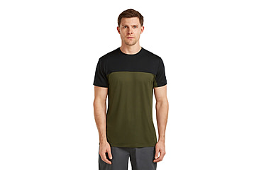 Image of Icebreaker Merino Blend 125 Cool-Lite Sphere Short Sleeve T-Shirt Colour Block - Mens
