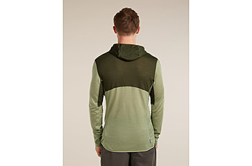 Image of Icebreaker Merino Blend 200 RealFleece Descender Long Sleeve Zip Hoodie - Mens