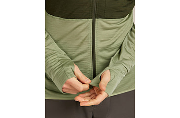 Image of Icebreaker Merino Blend 200 RealFleece Descender Long Sleeve Zip Hoodie - Mens