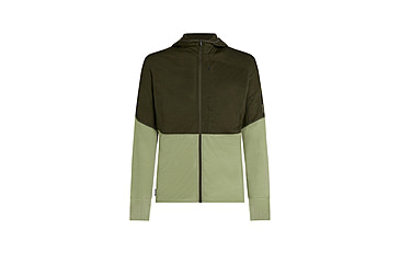 Image of Icebreaker Merino Blend 200 RealFleece Descender Long Sleeve Zip Hoodie - Mens