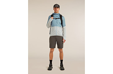 Image of Icebreaker Merino Blend 200 RealFleece Descender Long Sleeve Zip Hoodie - Mens