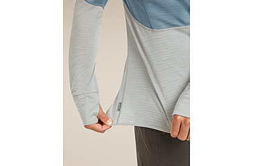 Image of Icebreaker Merino Blend 200 RealFleece Descender Long Sleeve Zip Hoodie - Mens