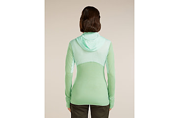 Image of Icebreaker Merino Blend 200 RealFleece Descender Long Sleeve Zip Hoodie - Womens