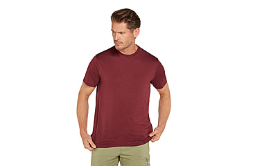Image of Icebreaker Men Merino 150 Tech Lite SS Tee, Port, L, IB0A56WL01CL
