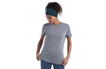 Image of Icebreaker Merino 125 Cool-Lite Sphere III SS Tee - Womens, Metro Heather, Large, IB0A56ZO016L