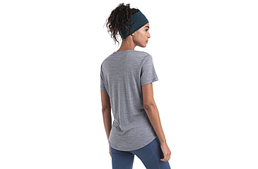 Image of Icebreaker Merino 125 Cool-Lite Sphere III SS Tee - Womens, Metro Heather, Large, IB0A56ZO016L