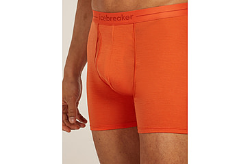 Image of Icebreaker Merino 150 Anatomica Boxers wFly - Mens, Fervid, Large, IB1030300GTL