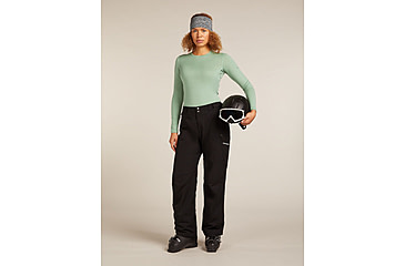 Image of Icebreaker Merino 200 Oasis Long Sleeve Crew Thermal Top - Womens, Seaglass, Small, IB1043750GZS