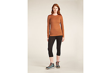 Image of Icebreaker Merino 200 Oasis LS Crewe - Womens, Dusty Clay, Extra Large, IB1043750B0XL