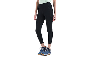 Image of Icebreaker Merino 260 Fastray II 25in High Rise Tights - Womens, Black, Large, IB0A56XI001L