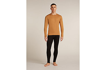 Image of Icebreaker Merino 260 Tech Long Sleeve Crew Thermal Top - Mens, Trail, Large, IB1043710GRL