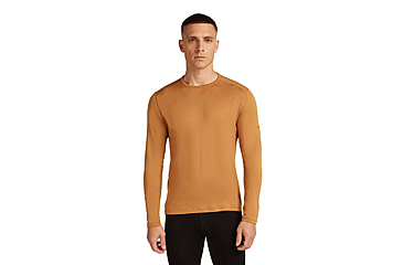Image of Icebreaker Merino 260 Tech Long Sleeve Crew Thermal Top - Mens, Trail, Large, IB1043710GRL