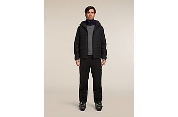 Image of Icebreaker Merino 260 Tech Long Sleeve Half Zip Thermal Top - Mens, Gritstone HTHR, Large, IBB04372013L