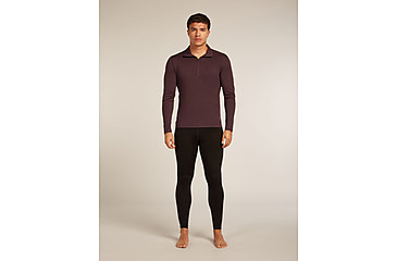 Image of Icebreaker Merino 260 Tech Long Sleeve Half Zip Thermal Top - Mens, Java, Large, IBB043720GWL