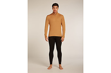 Image of Icebreaker Merino 260 Tech Long Sleeve Half Zip Thermal Top - Mens, Trail, Extra Large, IBB043720GRXL