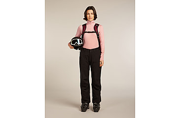 Image of Icebreaker Merino 260 Tech Long Sleeve Half Zip Thermal Top - Womens, Blush, Large, IBB043900GUL