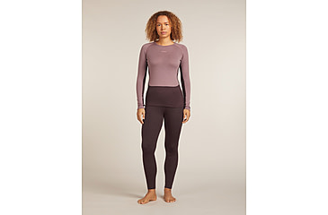Image of Icebreaker Merino 260 ZoneKnit Leggings - Womens, Java, Medium, IB0A56HJ0GWM