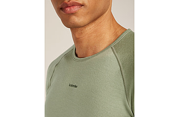 Image of Icebreaker Merino 260 ZoneKnit Long Sleeve Crew Thermal Top - Mens, Loden/Lichen/CB, Extra Large, IB0A57CI0JFXL