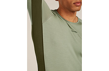 Image of Icebreaker Merino 260 ZoneKnit Long Sleeve Crew Thermal Top - Mens, Loden/Lichen/CB, Extra Large, IB0A57CI0JFXL