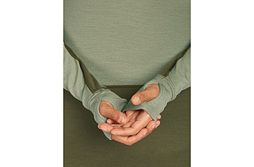 Image of Icebreaker Merino 260 ZoneKnit Long Sleeve Half Zip Thermal Top - Mens, Loden/Lichen/CB, Large, IB0A57CJ0JFL