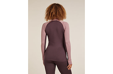 Image of Icebreaker Merino 260 ZoneKnit Long Sleeve Half Zip Thermal Top - Womens, Java/Summit/CB, Small, IB0A57CM0JQS