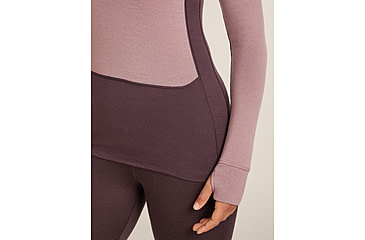 Image of Icebreaker Merino 260 ZoneKnit Long Sleeve Half Zip Thermal Top - Womens, Java/Summit/CB, Small, IB0A57CM0JQS