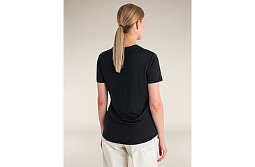 Image of Icebreaker Merino Blend 125 Cool-Lite Sphere SS T-Shirt - Womens, Black, Medium, IB0A56ZO001M
