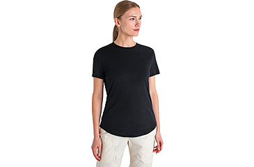 Image of Icebreaker Merino Blend 125 Cool-Lite Sphere SS T-Shirt - Womens, Black, Medium, IB0A56ZO001M