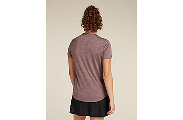 Image of Icebreaker Merino Blend 125 Cool-Lite Sphere SS T-Shirt - Womens, Carob HTHR, Small, IB0A56ZO0BWS