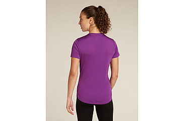 Image of Icebreaker Merino Blend 125 Cool-Lite Sphere SS T-Shirt - Womens, Passion, Extra Small, IB0A56ZO0A3XS
