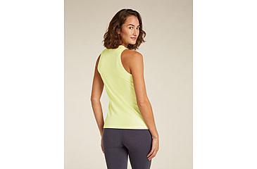 Image of Icebreaker Merino Blend Rib Lotus Tank - Womens, Citrine, Large, IB0A57790ABL