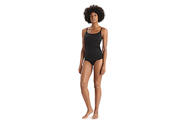 Image of Icebreaker Merino Siren Bra Cami Singlet - Womens, Black, Extra Small, IB0A56BL001XS