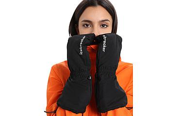 Image of Icebreaker MerinoLoft Mittens, Black/Enamel, Medium, IB0A56GL057M
