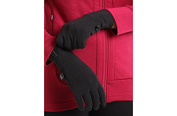 Image of Icebreaker Sierra Gloves, Black, Small, IB104829001S