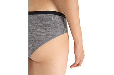 Image of Icebreaker Siren Hipkini Briefs - Womens, Gritstone Heather, Small, IB104704013S