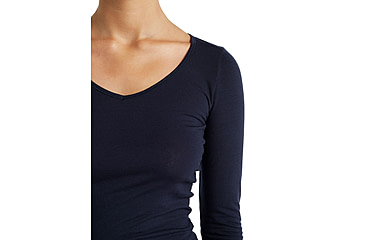Image of Icebreaker Women Merino 150 Siren LS Sweetheart, Midnight Navy, S, IB103194401S