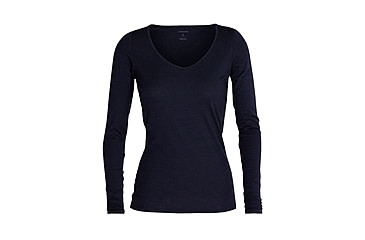 Image of Icebreaker Women Merino 150 Siren LS Sweetheart, Midnight Navy, S, IB103194401S