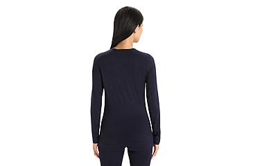 Image of Icebreaker Women Merino 200 Oasis LS Crewe, Midnight Navy, L, IB104375401L
