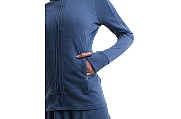 Image of Icebreaker Women Merino 260 Quantum LS Zip Hoodie, Dawn, M, IBBA56XRA76M