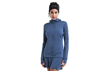 Image of Icebreaker Women Merino 260 Quantum LS Zip Hoodie, Dawn, M, IBBA56XRA76M