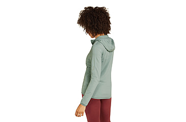 Image of Icebreaker Women Merino 560 Realfleece Elemental LS Zip Hoodie, Moss, L, IBBA56SS01GL