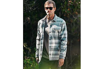 Image of Jetty Mens Concordia Polar Fleece Snap-Up Jacket, Grey, Small, F24CONC-M42002GRY-S