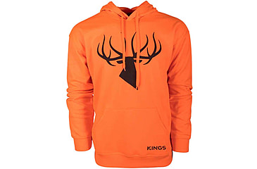 Image of King's Camo Poly Hoodie - Men's, Blaze Orange, 3XL, KBZ415-BZ/DS-3XL