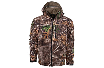 Image of Kings Camo Mens Wind-Defender Fleece Jacket, Realtree Edge, Extra Large, KCM1650-RE-R-XL