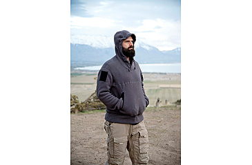 Image of KITANICA American Fleece Hoodie - Men's, Extra Large, Long, Wolf Grey, 401-WLG-XLG-LNG