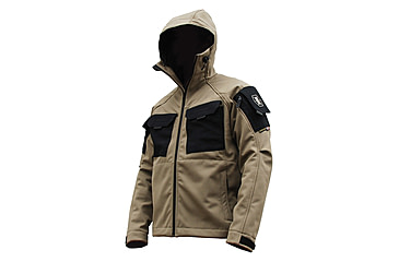 Image of KITANICA Winter Softshell Jacket - Mens, Flat Dark Earth, Small, 403-FDE-SMA