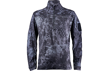 Image of Kryptek Valhalla 2 Long Sleeve Zip - Mens, Typhon, Extra Large, 18VALLSZT6