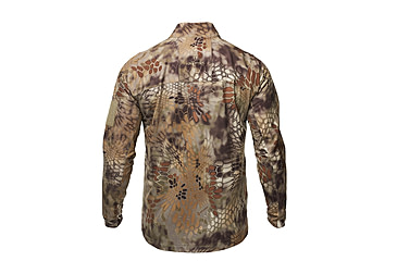 Image of Kryptek Valhalla 2 Long Sleeve Zip Shirt - Men's, Extra Small, Highlander, 18VALLSZH2