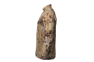 Image of Kryptek Valhalla 2 Long Sleeve Zip Shirt - Men's, Extra Small, Highlander, 18VALLSZH2