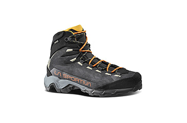 Image of La Sportiva Aequilibrium Hike GTX Shoes - Men's, Carbon/Papaya, 43.5, ZFHS137-G00Y02-43.5